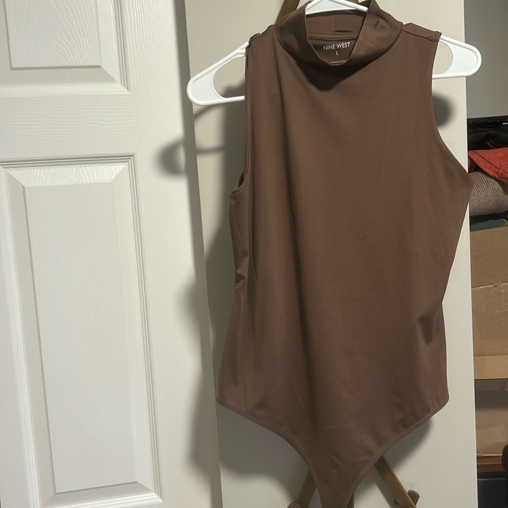Nine West Mock Neck Bodysuit